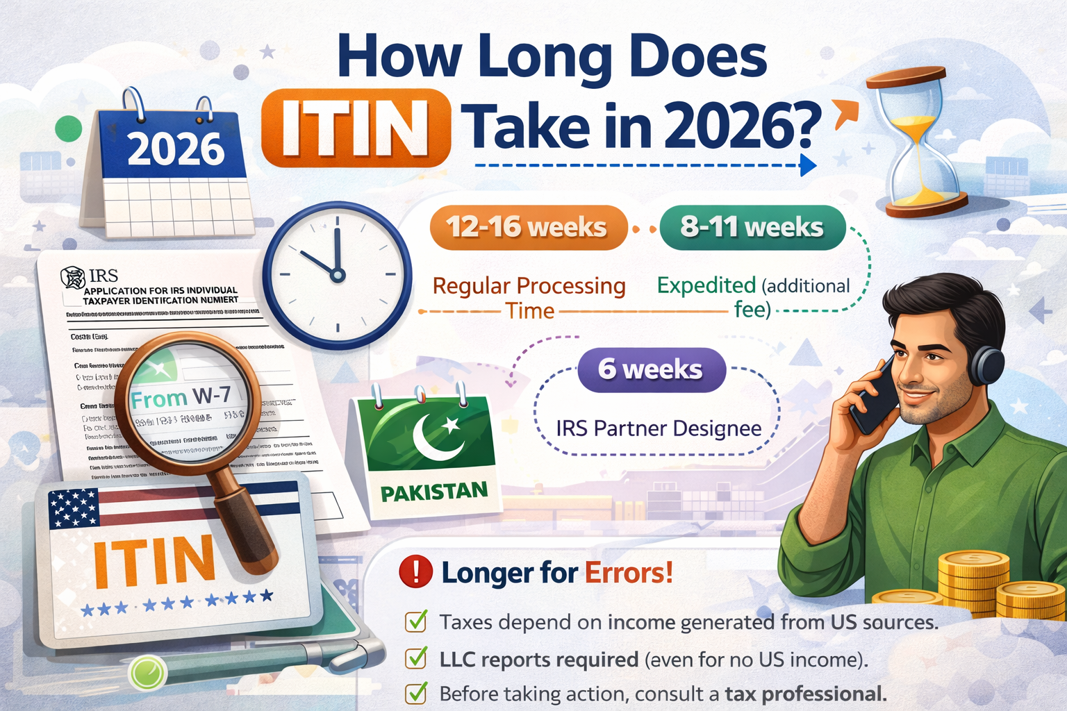 How Long Does ITIN Take in 2026? Processing Time Explained Simply